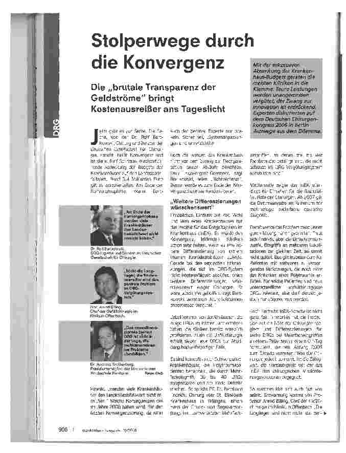 Vorschauseite 1: Stolperwege durch die Konvergenz