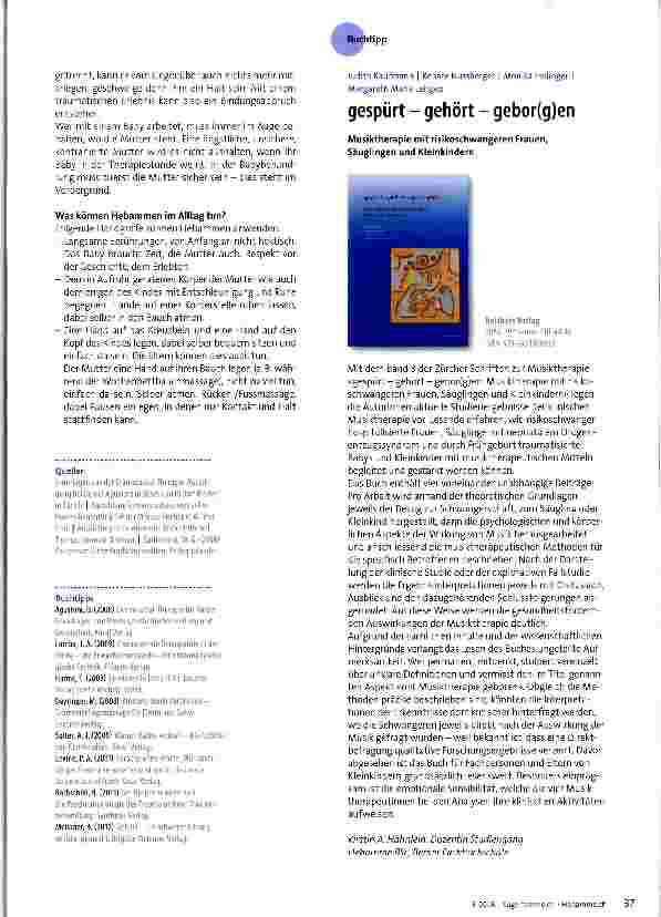 Vorschauseite 4: Geburtstraumata mit Craniosacral-Therapie behandeln