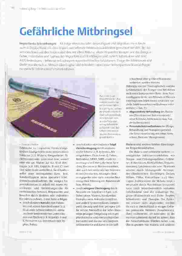 Vorschauseite 1: Gefährliche Mitbringsel