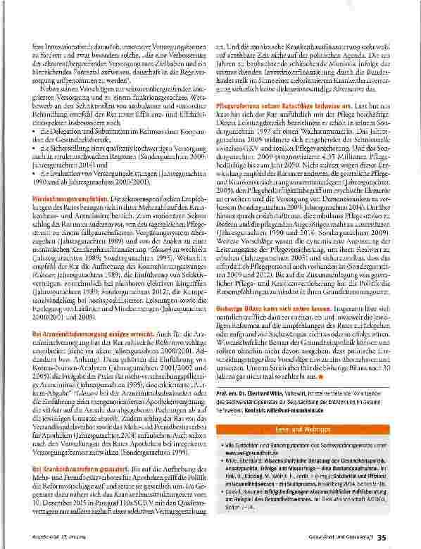 Vorschauseite 6: Ideenschmiede für Gesundheits-Reformer