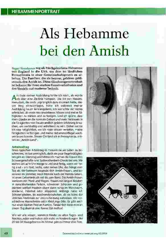 Vorschauseite 1: Als Hebamme bei den Amish