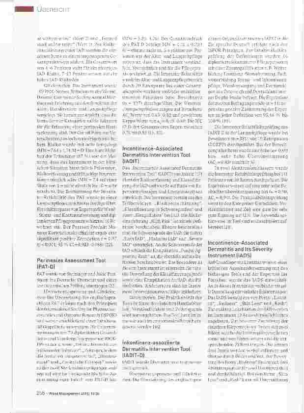 Vorschauseite 4: Instrumente zur Risikoerfassung und Klassifizierung einer Inkontinenz-assoziierten Dermatitis (lAD) - Eine Literaturübersicht