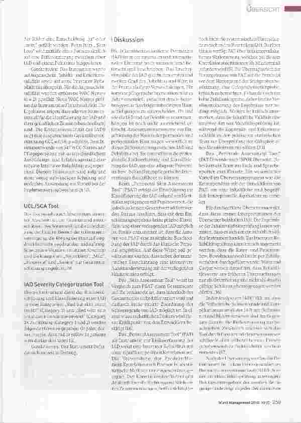 Vorschauseite 5: Instrumente zur Risikoerfassung und Klassifizierung einer Inkontinenz-assoziierten Dermatitis (lAD) - Eine Literaturübersicht