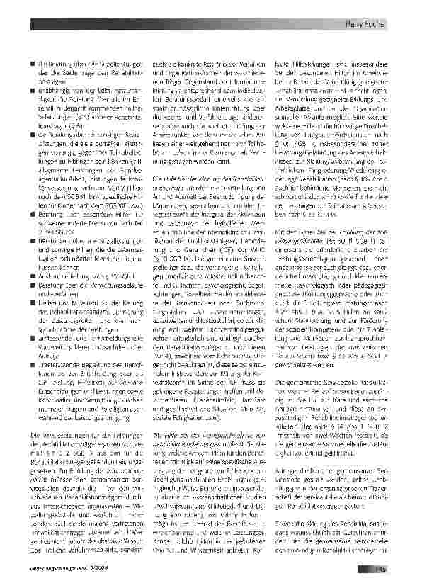 Vorschauseite 3: Die gemeinsame Servicestelle nach dem SGB IX -Partner des Betreuers!?