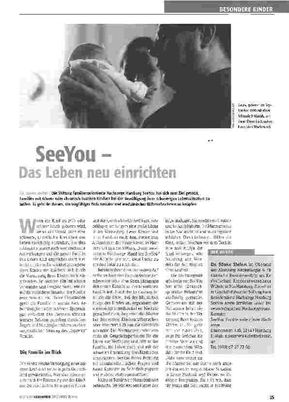 Vorschauseite 1: SeeYou - Das Leben neu einrichten