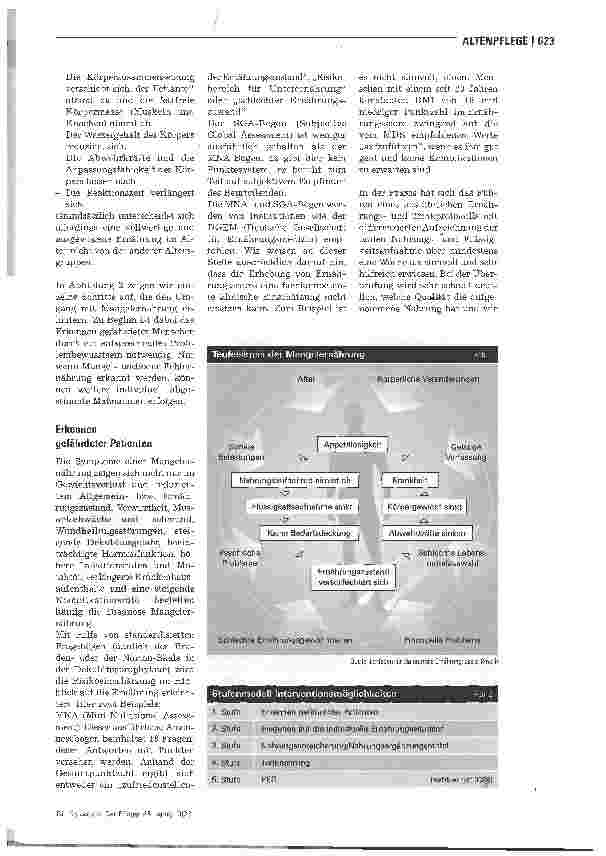 Vorschauseite 2: Mangelernährung im hohen Alter