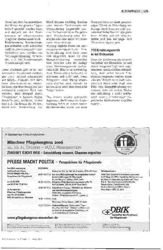 Vorschauseite 4: Mangelernährung im hohen Alter