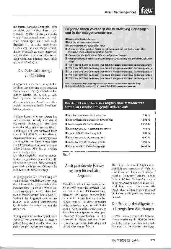 Vorschauseite 2: Der Varizen-König kommt aus dem SteigerwaldQualitätsberichte der Kliniken erlauben dem Leser keinen Vergleich zwischen Häusern und Abteilungen