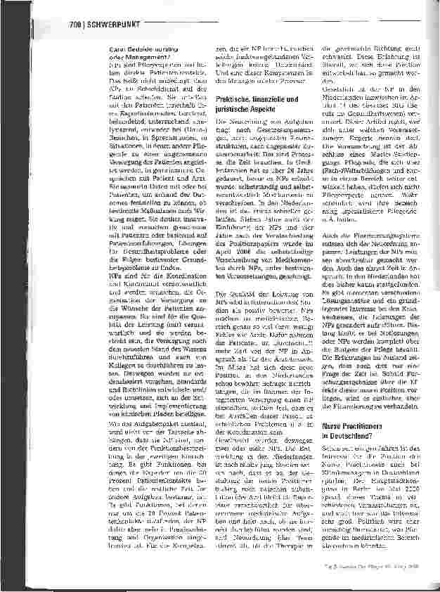 Vorschauseite 3: Nurse Practitioner: Pflege zwischen care und cure