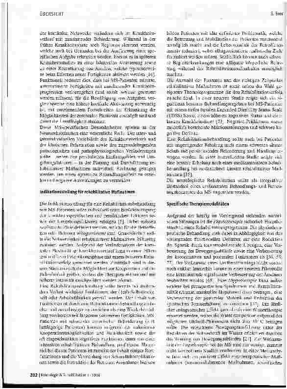Vorschauseite 3: MS-typische und MS-spezifische Rehabilitationsansätze