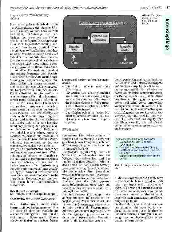 Vorschauseite 3: Das Bobath-Konzept Aspekte der Anwendung in Geriatrie und Intensivpflege