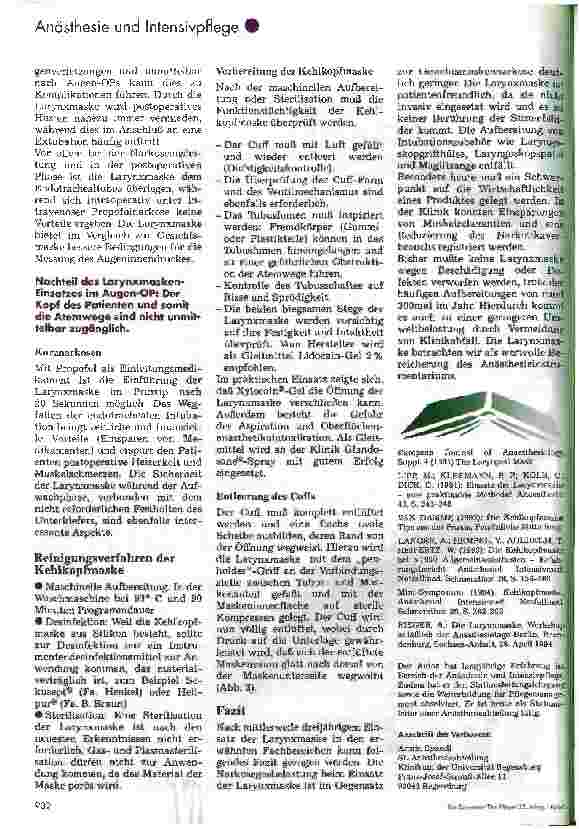Vorschauseite 5: Die Larynmaske