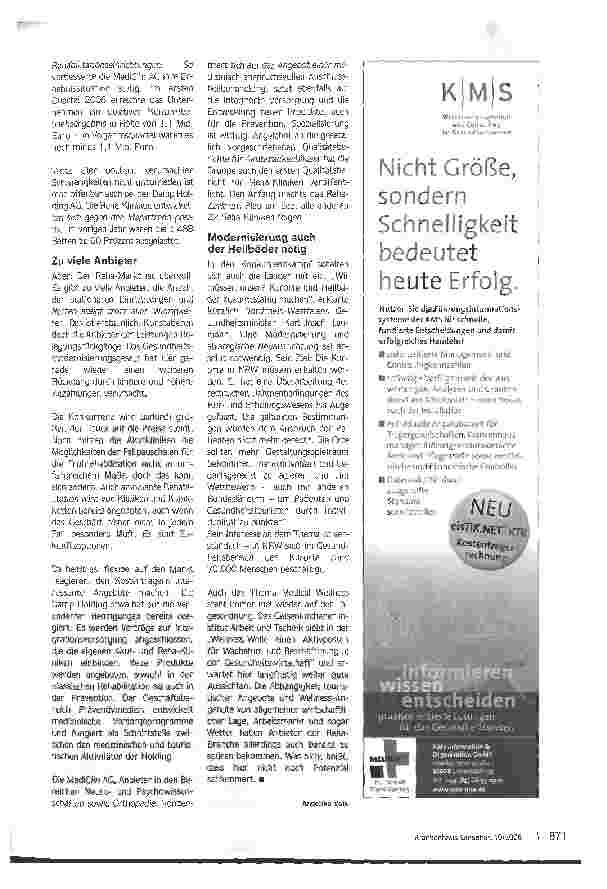 Vorschauseite 2: Zweigeteilt: Markt zwischen Frust und Innovation