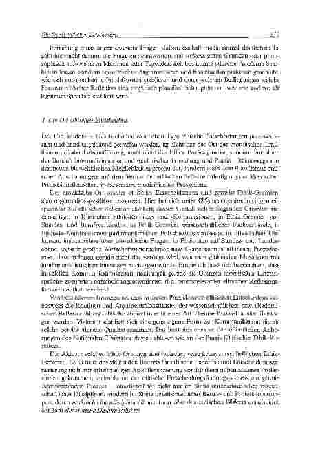 Vorschauseite 5: Die Praxis ethischen Entscheidens: Eine soziologische Forschungsperspektive