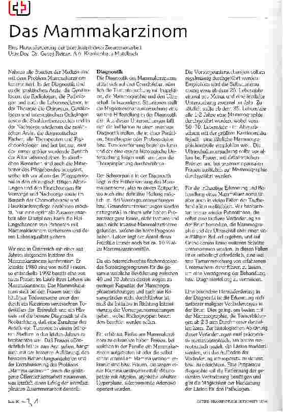 Vorschauseite 1: Das Mammakarzinom