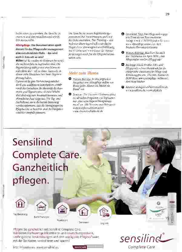 Vorschauseite 4: Pflege neu denken