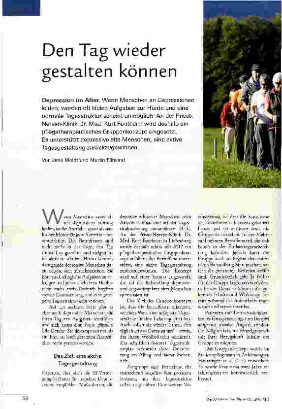 Vorschauseite 1: Den Tag wieder gestalten können