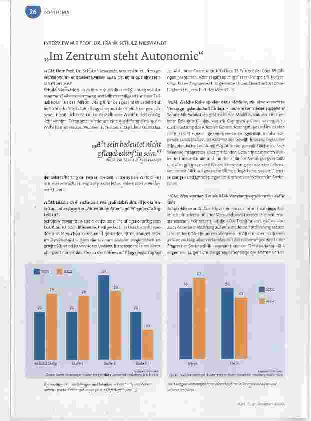 Vorschauseite 1: Im Zentrum steht Autonomie