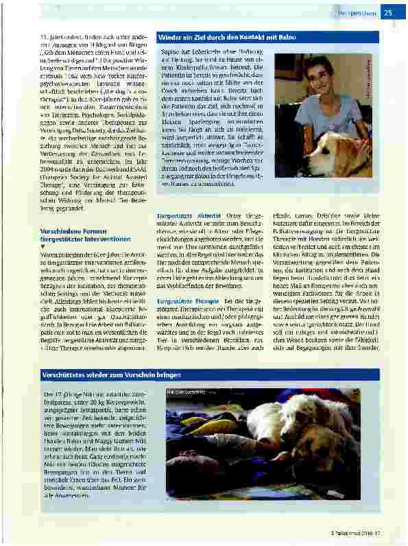 Vorschauseite 2: Gib dem Menschen einen Hund und seine Seele wird gesund