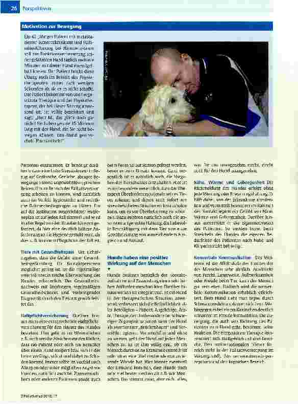 Vorschauseite 3: Gib dem Menschen einen Hund und seine Seele wird gesund