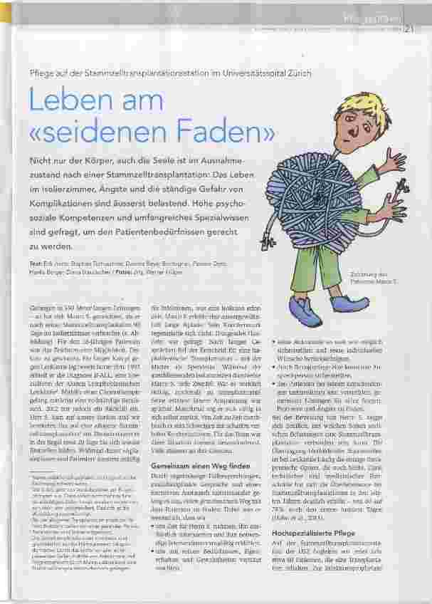 Vorschauseite 1: Leben am «seidenen Faden»