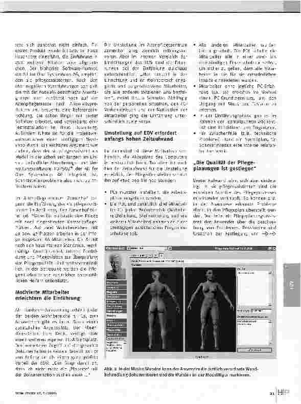Vorschauseite 2: Pflegeplanung per Mausklick