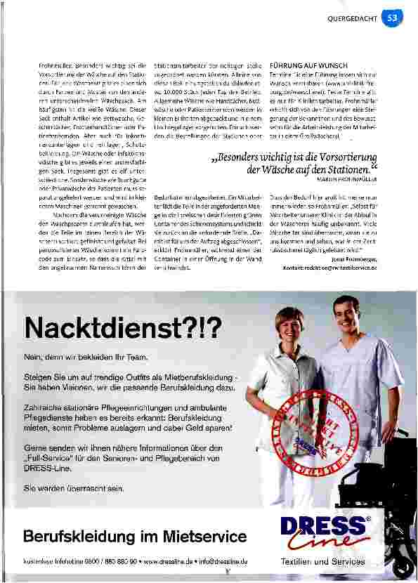 Vorschauseite 2: Vom OP in die Trommel
