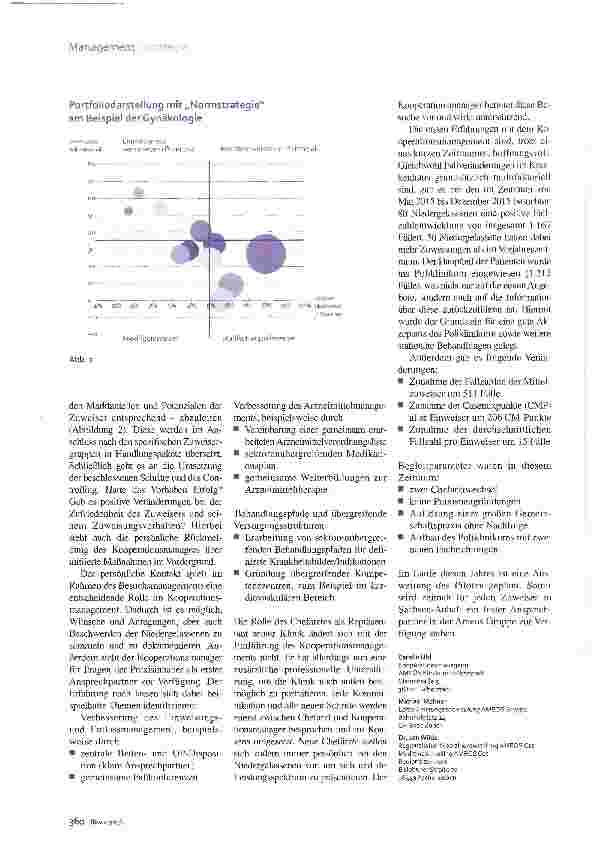 Vorschauseite 3: Zuweisermanagement Gefestigte Beziehung