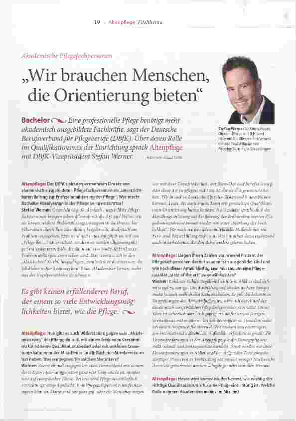Vorschauseite 2: Wir brauchen Menschen, die Orientierung bieten