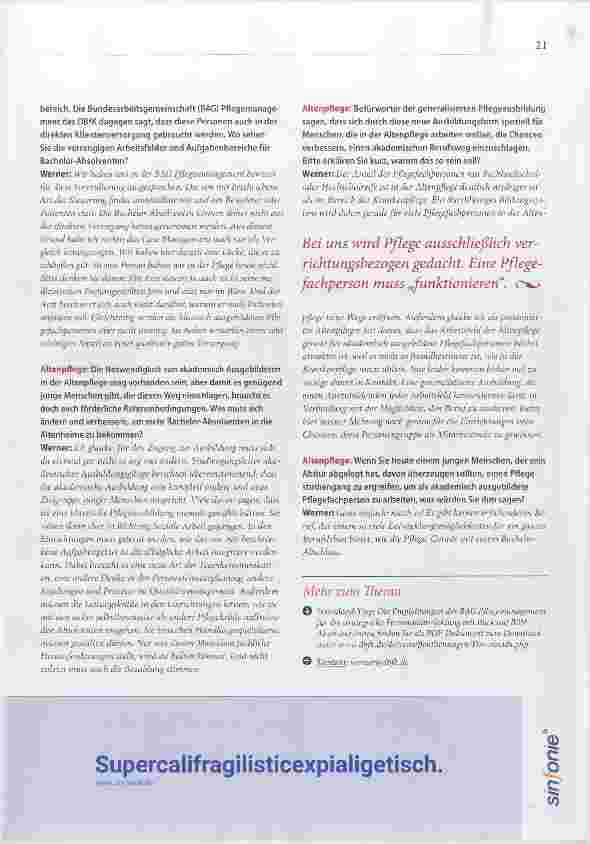 Vorschauseite 4: Wir brauchen Menschen, die Orientierung bieten