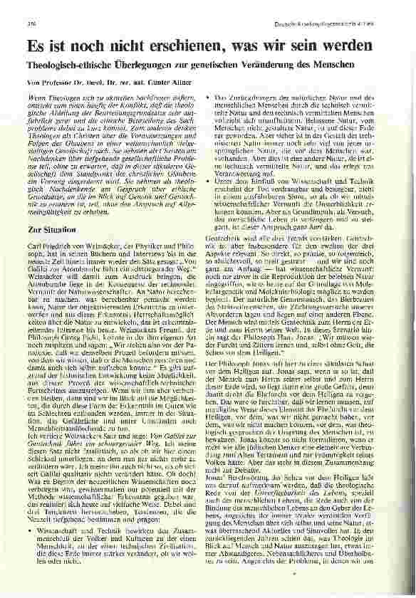 Vorschauseite 1: Es ist noch nicht erschienen, was wir sein werden