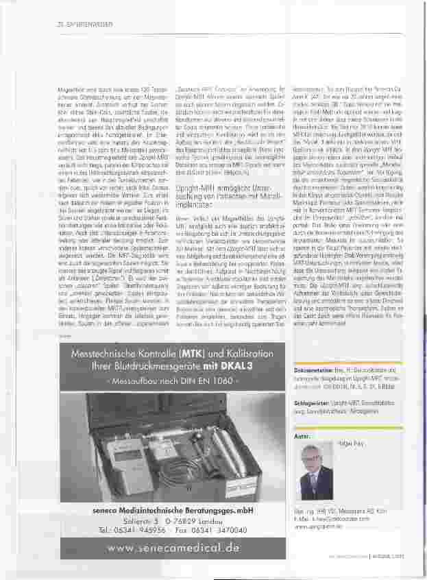 Vorschauseite 3: Die positionale und funktionelle Bildgebmg im Upnght-MRT