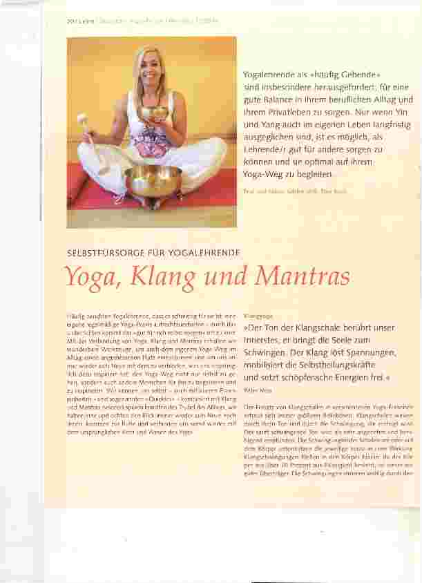 Vorschauseite 1: Yoga, Klang und Mantras