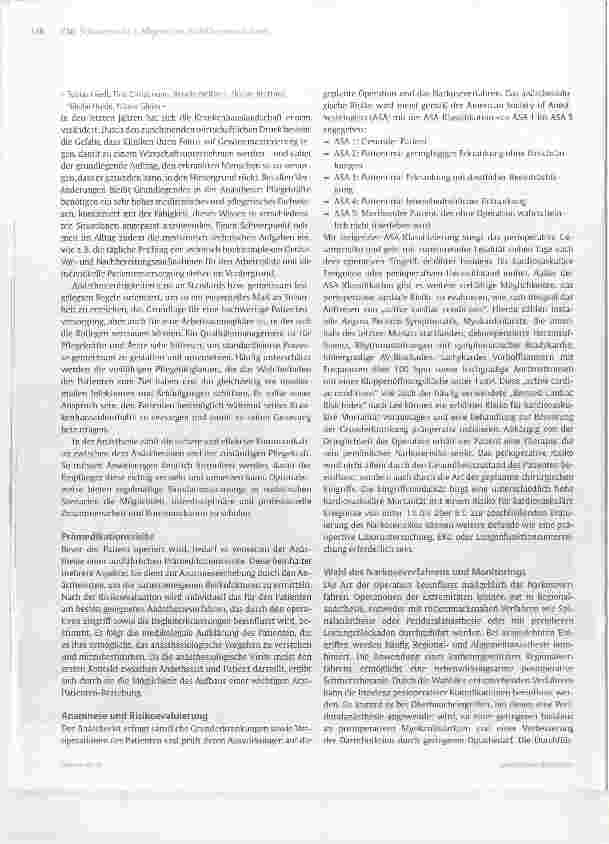 Vorschauseite 2: Von der Prämedikationsvisite bis zum Aufwachraum
