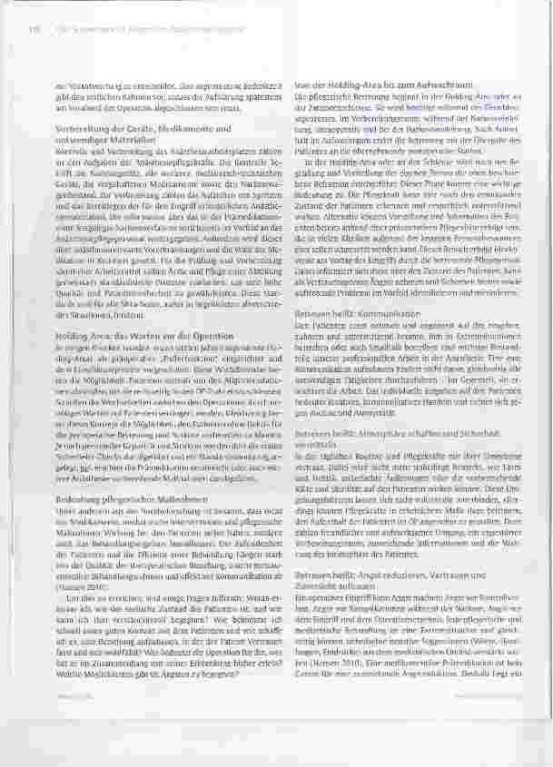 Vorschauseite 4: Von der Prämedikationsvisite bis zum Aufwachraum