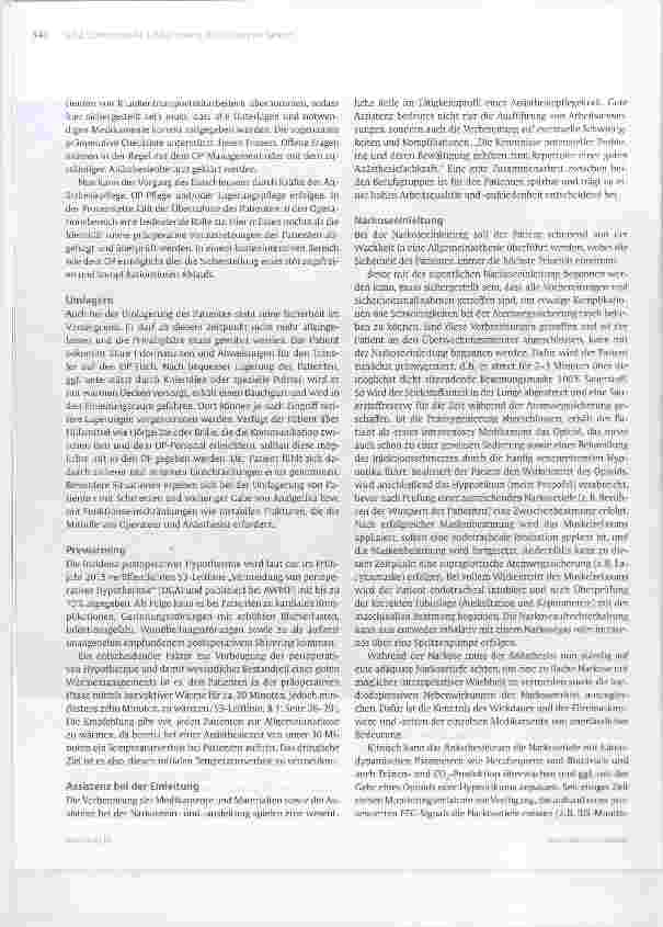 Vorschauseite 6: Von der Prämedikationsvisite bis zum Aufwachraum