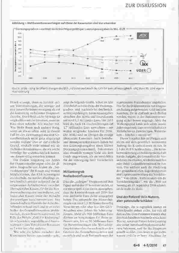 Vorschauseite 3: Auswahl der Krankheitsarten im RSA aus Sicht der TK