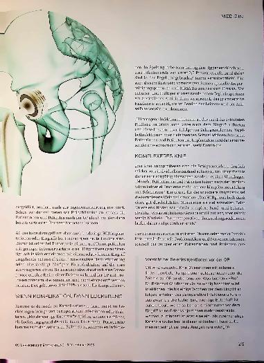 Vorschauseite 2: Endoprothese Überlebensdauer oft unterschätzt