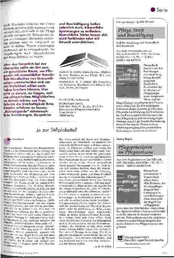 Vorschauseite 3: Die unmoralische Sprudelflasche - Tabus und Wahrheit Kommentar zu den Texten Soll man Tabus in der Pflege brechen und Intimsphäre in der Pflege