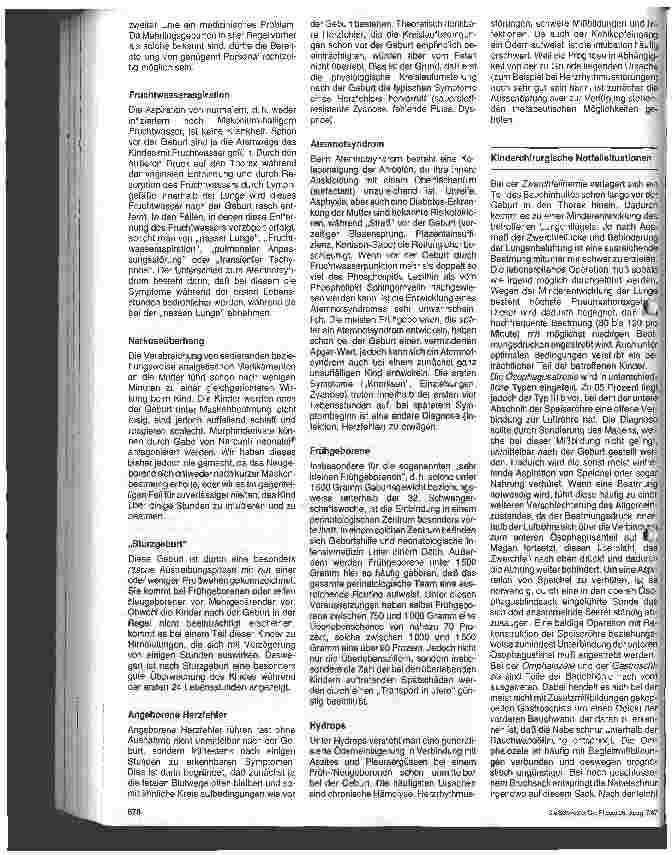 Vorschauseite 4: Die Erstversorgung des Risikoneugeborenen
