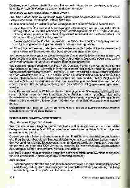 Vorschauseite 2: Delegiertenkonferenz 1987 des Österreichischen Krankenpflegeverbandes