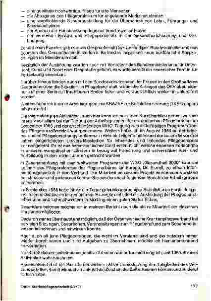 Vorschauseite 3: Delegiertenkonferenz 1987 des Österreichischen Krankenpflegeverbandes