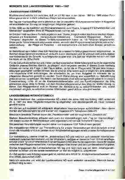 Vorschauseite 6: Delegiertenkonferenz 1987 des Österreichischen Krankenpflegeverbandes
