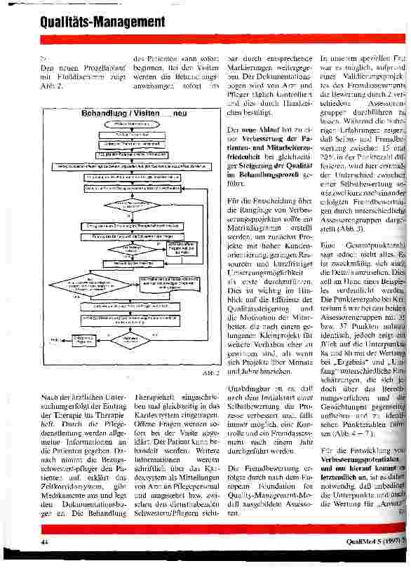Vorschauseite 4: Einführung eines Umfassenden Qualitätsmanagements (UQM) in einer dermatologischen Rehaklinik nach dem EFQM-Modell (European Foundation for Quality Management) Ein Praxisbericht
