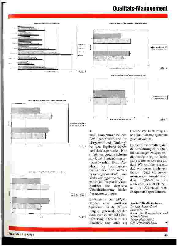 Vorschauseite 5: Einführung eines Umfassenden Qualitätsmanagements (UQM) in einer dermatologischen Rehaklinik nach dem EFQM-Modell (European Foundation for Quality Management) Ein Praxisbericht