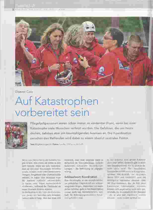 Vorschauseite 1: Auf Katastrophen vorbereitet sein