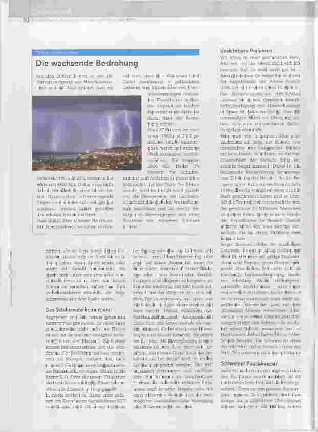 Vorschauseite 3: Auf Katastrophen vorbereitet sein