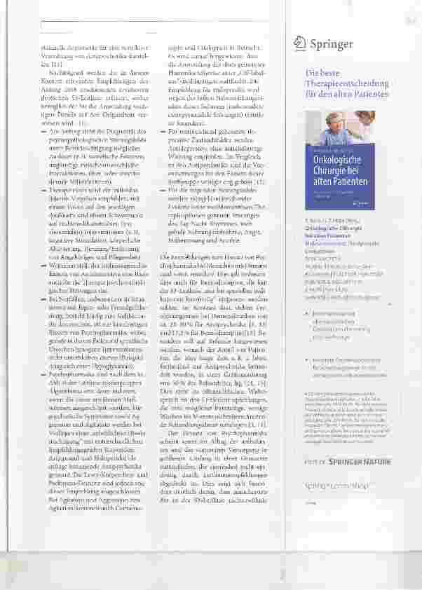 Vorschauseite 2: Psychopharmakotherapie bei Demenz und Delir