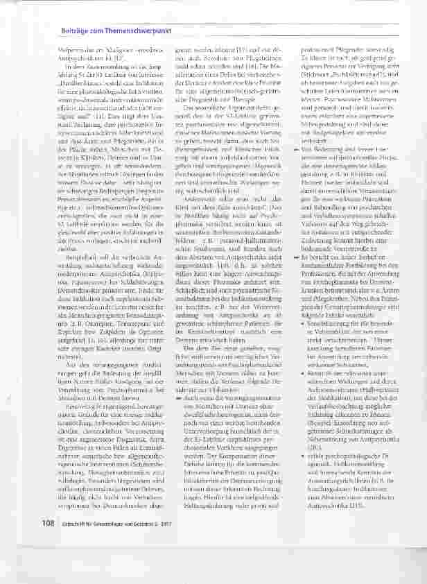 Vorschauseite 3: Psychopharmakotherapie bei Demenz und Delir