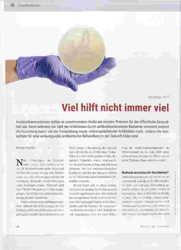 Vorschauseite 1: Viel hilft nicht immer viel